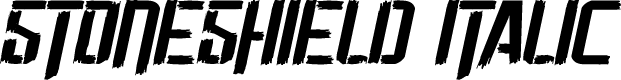 Stoneshield Italic