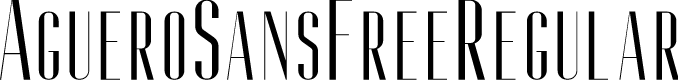 AgueroSansFree-Regular