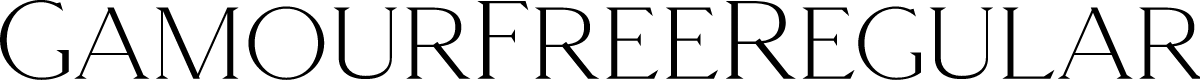 GamourFree-Regular