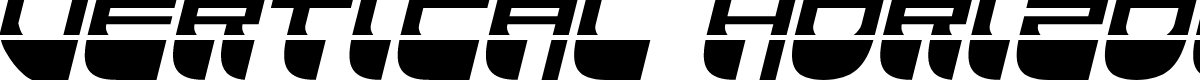 Vertical Horizon Laser Italic