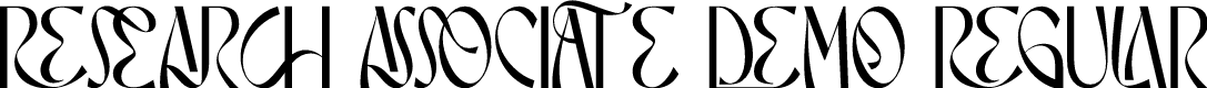 RESEARCH ASSOCIATE DEMO REGULAR