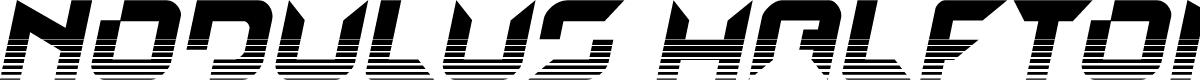 Nodulus Halftone Italic