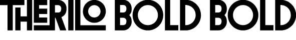 Therilo Bold Bold