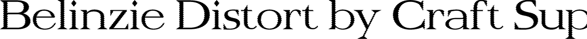 Belinzie Distort-Regular Demo