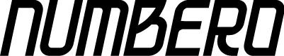 Numbero Bold Italic