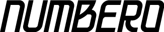 Numbero Bold Italic