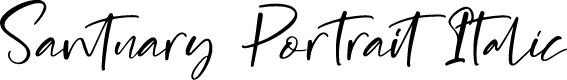 Santuary Portrait Italic