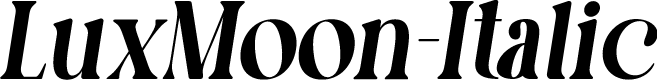 LuxMoon-Italic