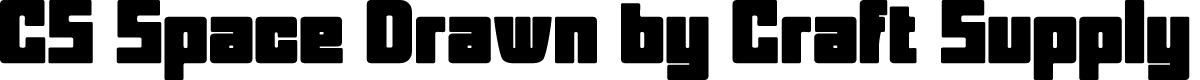 CSSpaceDrawn-Regular Demo