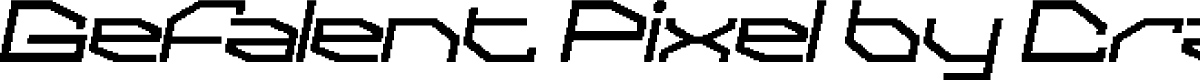GefalentPixel-Regular Demo