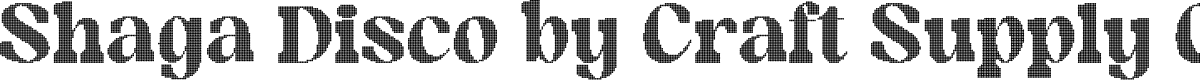 ShagaDisco-Regular Demo