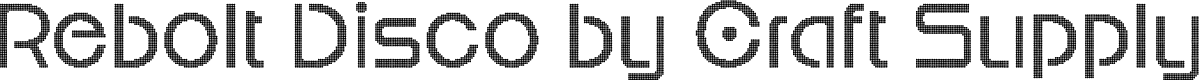 ReboltDisco-Regular Demo