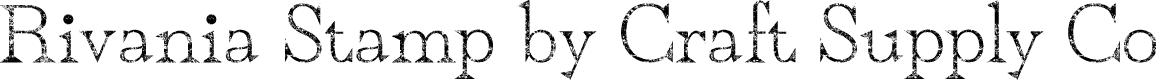 RivaniaStamp-Regular Demo