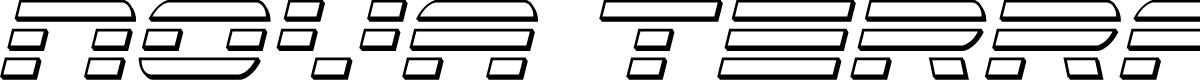 Nova Terra 3D Condensed Italic