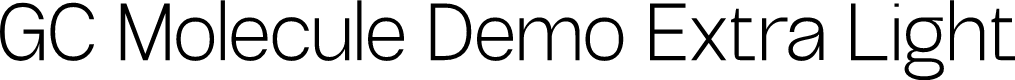 GC Molecule Demo Extra Light
