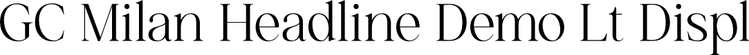 GC Milan Headline Demo Lt Displ