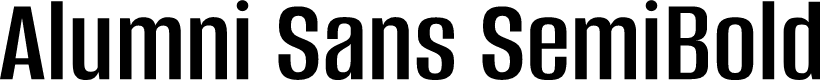Alumni Sans SemiBold