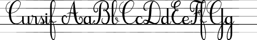 Cursif & Lignes