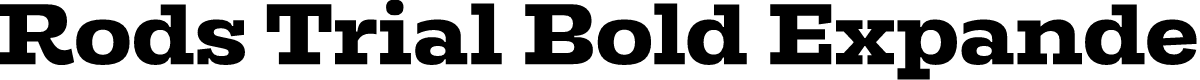 Rods Trial Bold Expanded