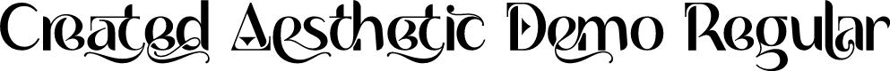 Created Aesthetic Demo Regular
