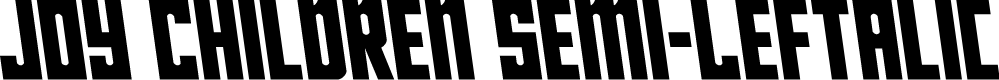 Joy Children Semi-Leftalic