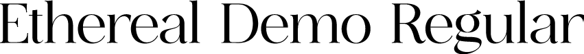 Ethereal Demo Regular