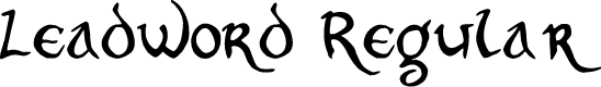 Leadword Regular