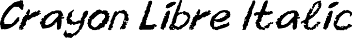 Crayon Libre Italic