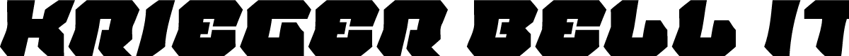 Krieger Bell Italic