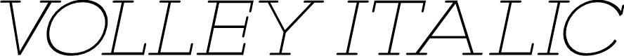 VOLLEY ITALIC