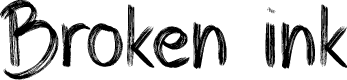 Broken ink