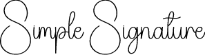 Simple Signature