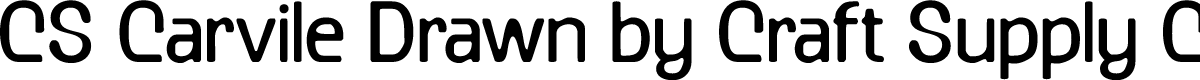 CSCarvileDrawn-Regular Demo