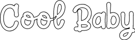 Cool Baby outline reguler