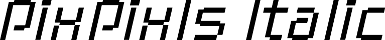 PixPixls Italic