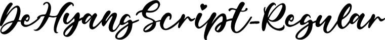 DeHyangScript-Regular