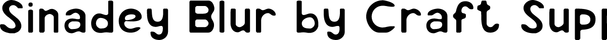 Sinadey Blur Demo Regular
