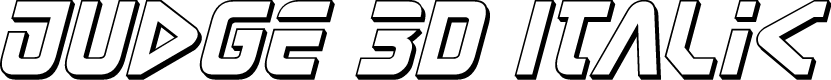 Judge 3D Italic