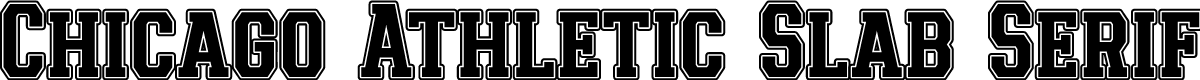 Chicago Athletic Slab Serif 2