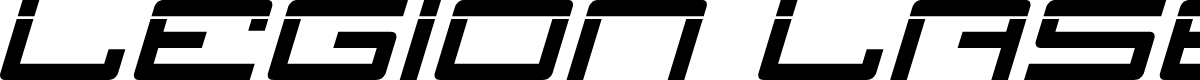 Legion Laser Italic