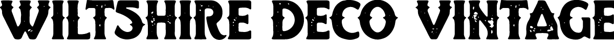 Wiltshire Deco Vintage