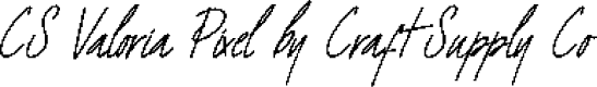 CS Valoria Pixel Regular Demo