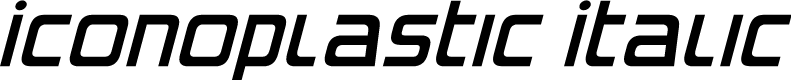 Iconoplastic Italic