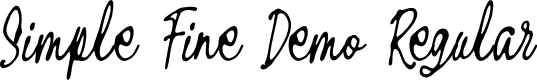 Simple Fine Demo Regular