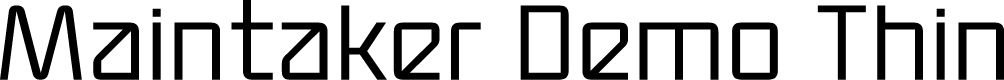 Maintaker Demo Thin