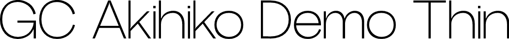 GC Akihiko Demo Thin