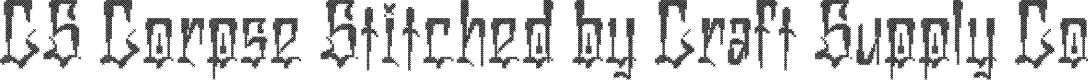 CS Corpse Stitched Regular Demo