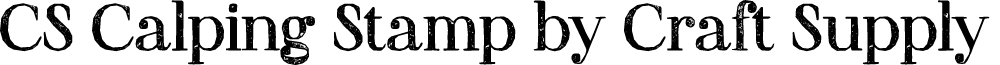 CS Calping Stamp Regular Demo