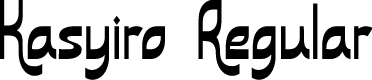 Kasyiro-Regular