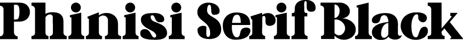 Phinisi Serif Black